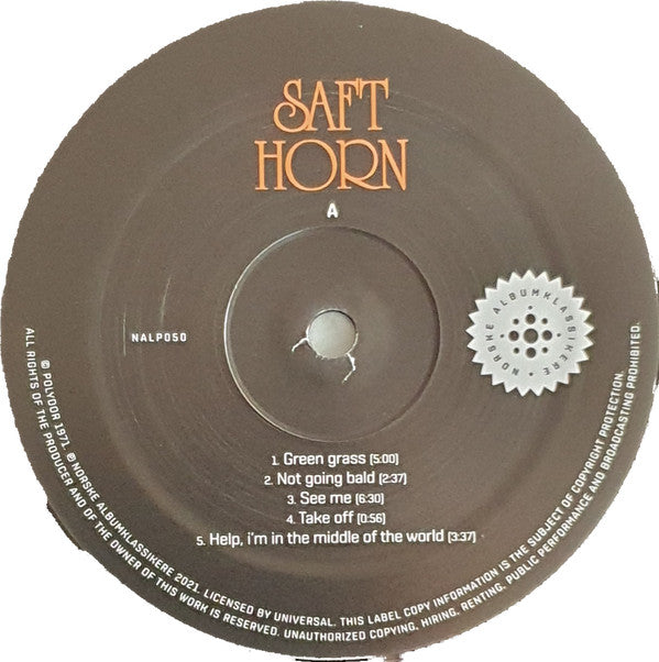 Saft  ~ Horn (Vinyl) - Djungel & Jazz
