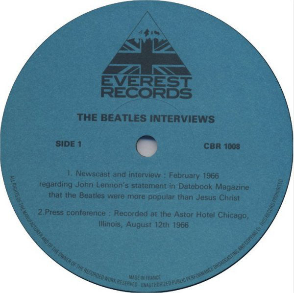 The Beatles ~ The Beatle Interviews (Vinyl) - Djungel & Jazz