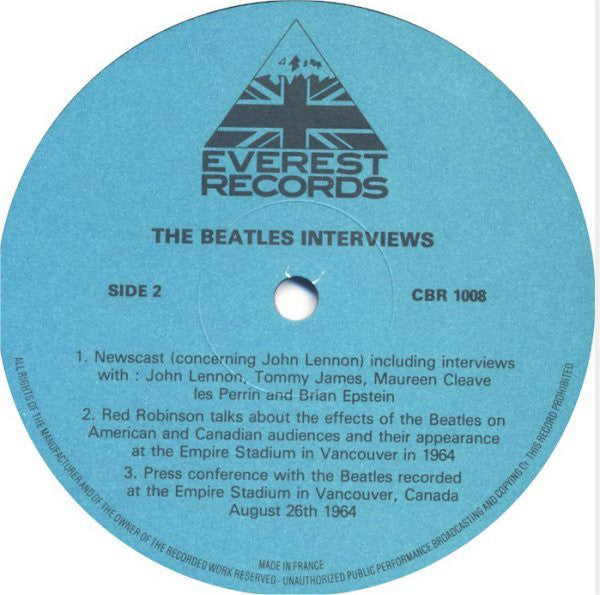 The Beatles ~ The Beatle Interviews (Vinyl) - Djungel & Jazz
