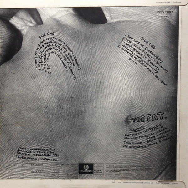 Toe Fat : Toe Fat (LP, Album)