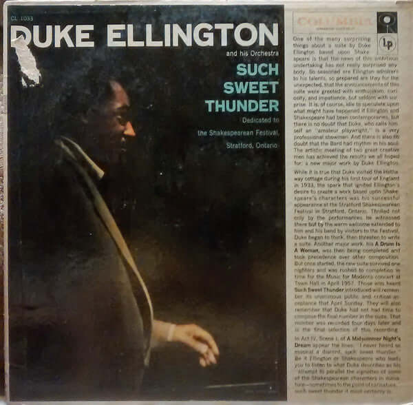 Duke Ellington And His Orchestra : Such Sweet Thunder (LP, Album, Mono)