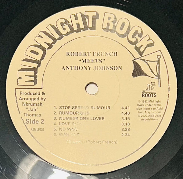 Robert French* Meets Anthony Johnson : Robert French Meets Anthony Johnson (LP, Album, RE)