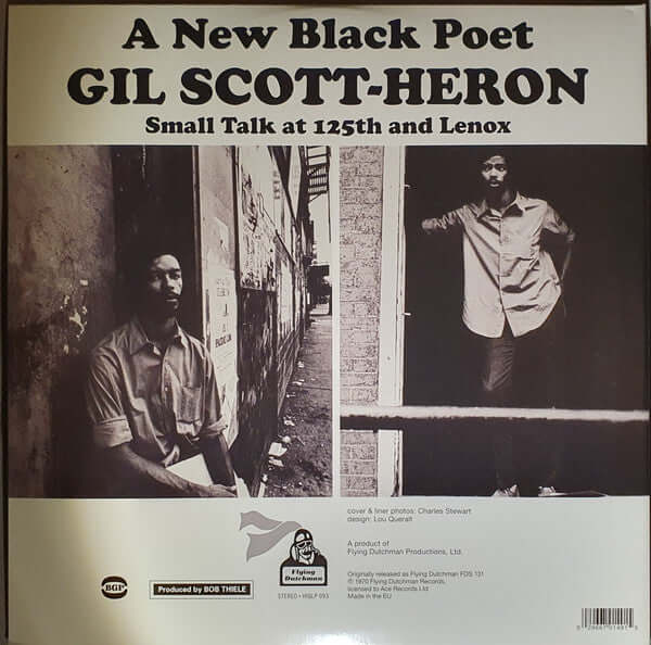 Gil Scott-Heron ~ Small Talk At 125th And Lenox (Vinyl) - Djungel & Jazz