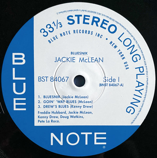 Jackie McLean ~ Bluesnik (Vinyl) - Djungel & Jazz