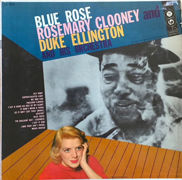 Rosemary Clooney And Duke Ellington And His Orchestra : Blue Rose (LP, Album, Mono)