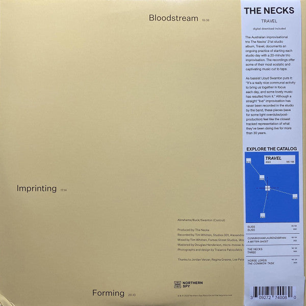 The Necks ~ Travel (Vinyl) - Djungel & Jazz
