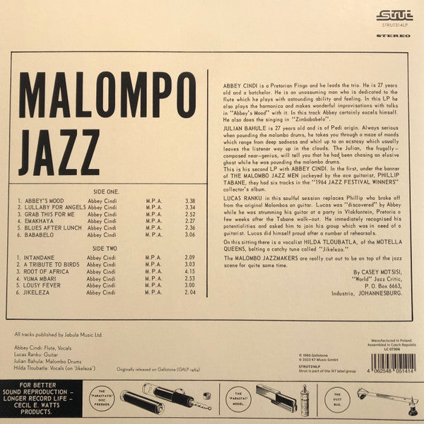 Malombo Jazz Makers ~ Malompo Jazz (Vinyl) - Djungel & Jazz