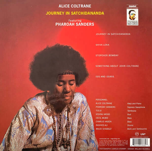 Alice Coltrane Featuring Pharoah Sanders ~ Journey In Satchidananda (Vinyl) - Djungel & Jazz