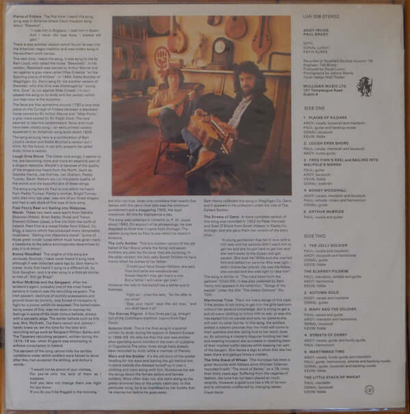 Andy Irvine, Paul Brady : Andy Irvine, Paul Brady (LP, Album)