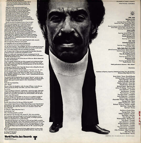 Gerald Wilson Orchestra : Eternal Equinox (LP, Album)