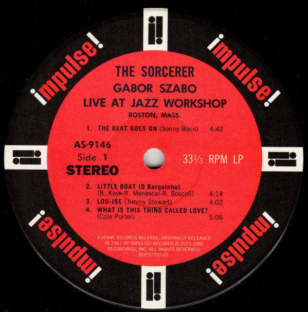 Gabor Szabo ~ The Sorcerer (Vinyl) - Djungel & Jazz