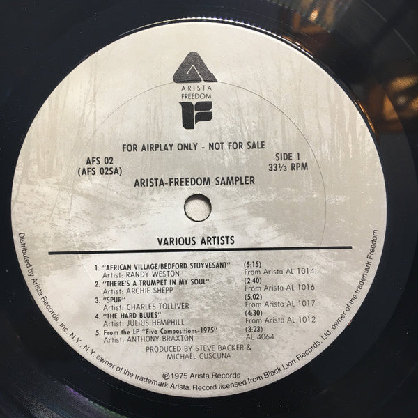 Various ~ Arista-Freedom Sampler (Vinyl) - Djungel & Jazz