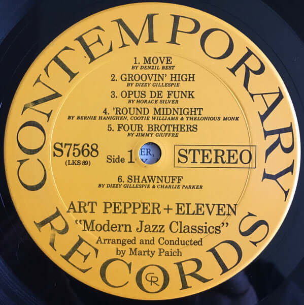Art Pepper : Art Pepper + Eleven (LP, Album, RE)