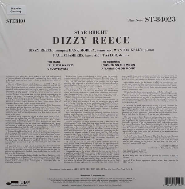 Dizzy Reece ~ Star Bright (Vinyl) - Djungel & Jazz