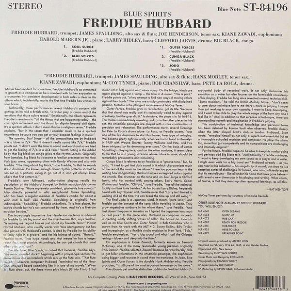 Freddie Hubbard ~ Blue Spirits (Vinyl) - Djungel & Jazz