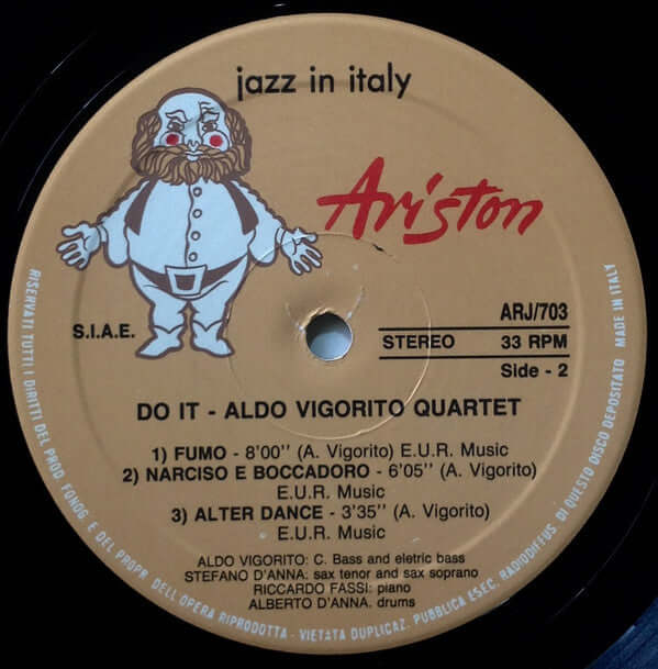 Aldo Vigorito Quartet ~ Do It / Jazz In Italy (Vinyl) - Djungel & Jazz