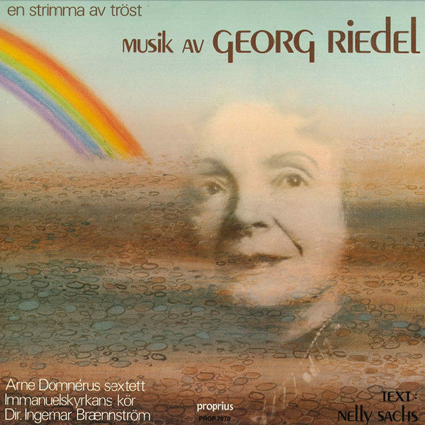 Georg Riedel : En Strimma Av Tröst (LP, Album)