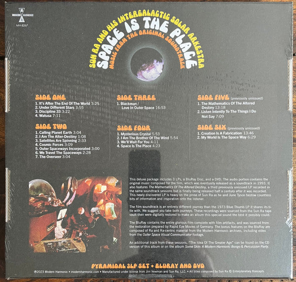 Sun Ra and His Intergalactic Solar Arkestra ~ Space Is The Place: Music From The Original Soundtrack (Vinyl) - Djungel & Jazz