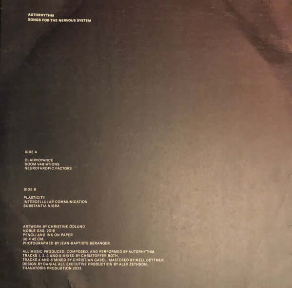 AUTORHYTHM  ~ Songs For The Nervous System (Vinyl) - Djungel & Jazz