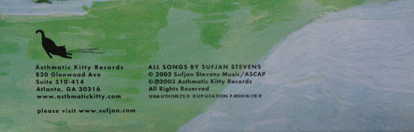 Sufjan Stevens ~ Greetings From Michigan (The Great Lake State) (Vinyl) - Djungel & Jazz