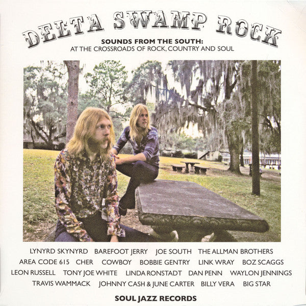 Various : Delta Swamp Rock (Sounds From The South: At The Crossroads Of Rock, Country And Soul) (2xLP, Comp, RE, Gol)