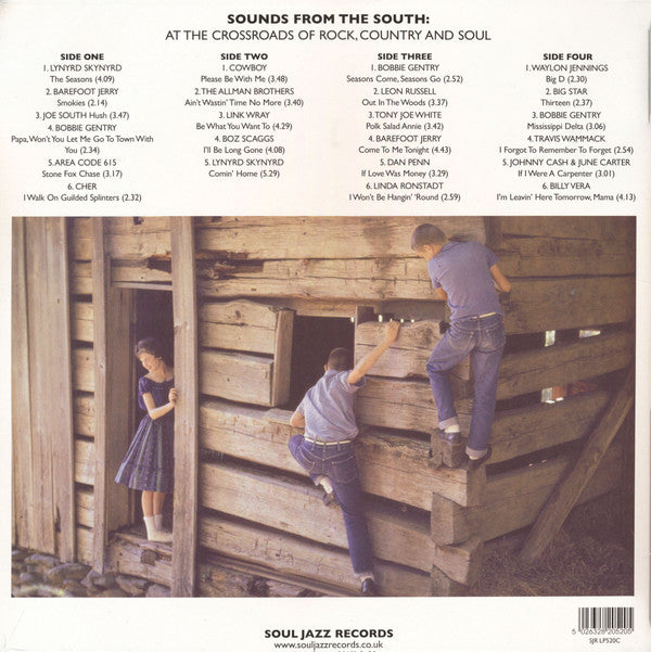 Various : Delta Swamp Rock (Sounds From The South: At The Crossroads Of Rock, Country And Soul) (2xLP, Comp, RE, Gol)