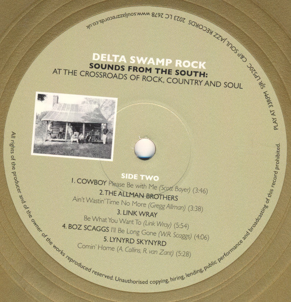 Various ~ Delta Swamp Rock (Sounds From The South: At The Crossroads Of Rock, Country And Soul) (Vinyl) - Djungel & Jazz