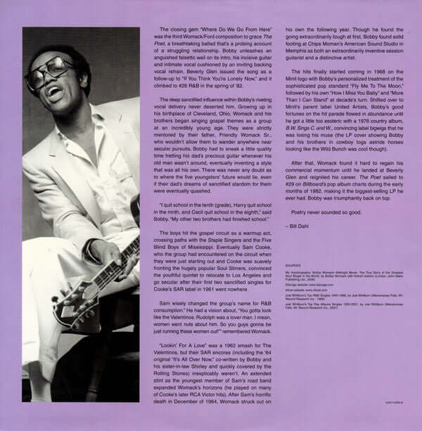 Bobby Womack ~ The Poet (Vinyl) - Djungel & Jazz