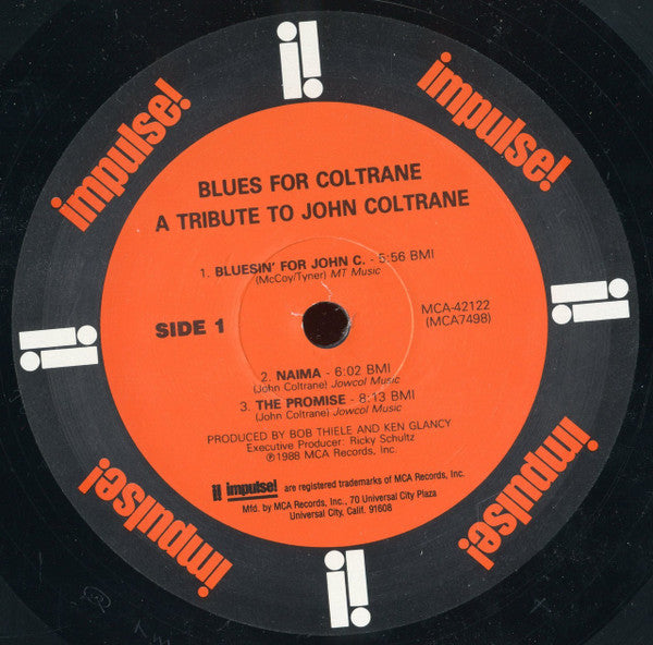 McCoy Tyner / Pharoah Sanders / David Murray / Cecil McBee / Roy Haynes : A Tribute To John Coltrane / Blues For Coltrane (LP, Album)