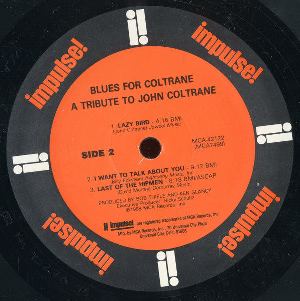 McCoy Tyner / Pharoah Sanders / David Murray / Cecil McBee / Roy Haynes : A Tribute To John Coltrane / Blues For Coltrane (LP, Album)