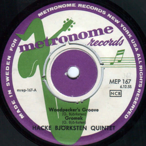Hacke Björksten Quintet : Woodpecker's Groove (7", EP)
