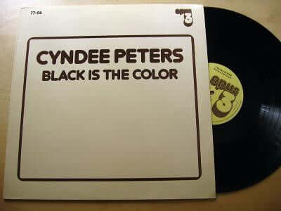 Cyndee Peters : Black Is The Color (LP, Num)