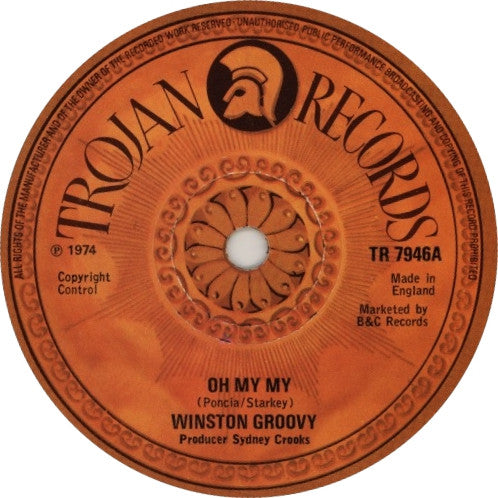 Winston Groovy : Oh My My (7", Single)