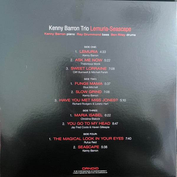 Kenny Barron Trio ~ Lemuria-Seascape (Vinyl) - Djungel & Jazz