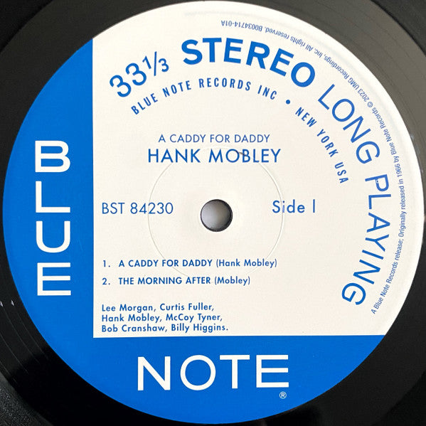 Hank Mobley ~ A Caddy For Daddy (Vinyl) - Djungel & Jazz