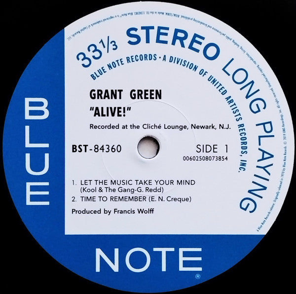 Grant Green ~ Alive! (Vinyl) - Djungel & Jazz
