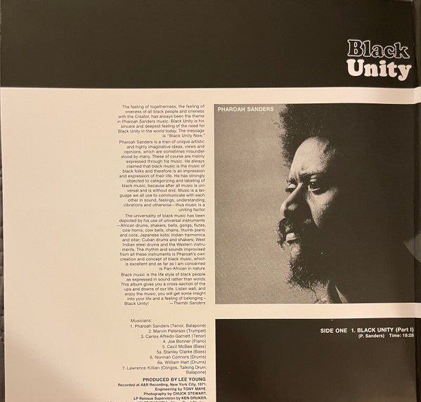 Pharoah Sanders ~ Black Unity (Vinyl) - Djungel & Jazz