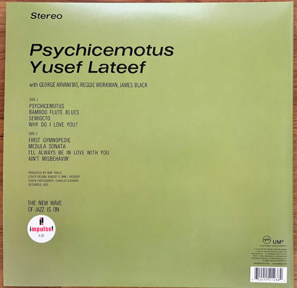 Yusef Lateef ~ Psychicemotus (Vinyl) - Djungel & Jazz