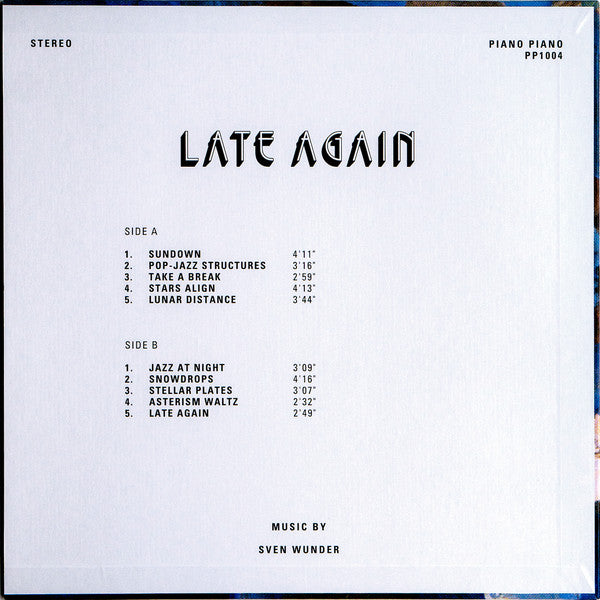 Sven Wunder : Late Again (LP, Album)