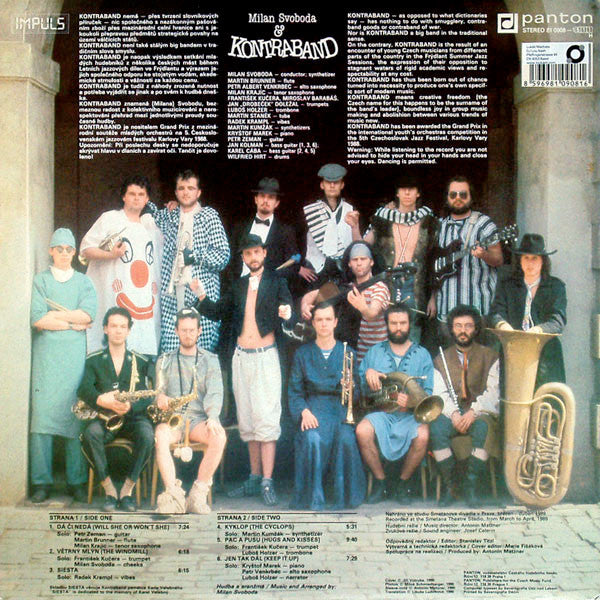 Milan Svoboda & Kontraband ~ Jen Tak Dál = Keep It Up (Vinyl) - Djungel & Jazz
