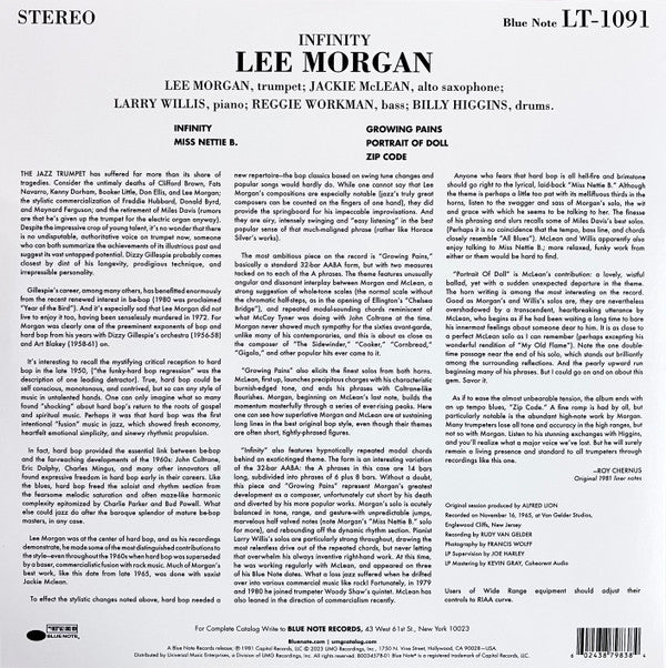 Lee Morgan ~ Infinity (Vinyl) - Djungel & Jazz