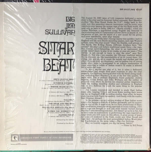 Big Jim Sullivan : Sitar Beat (LP, Album)