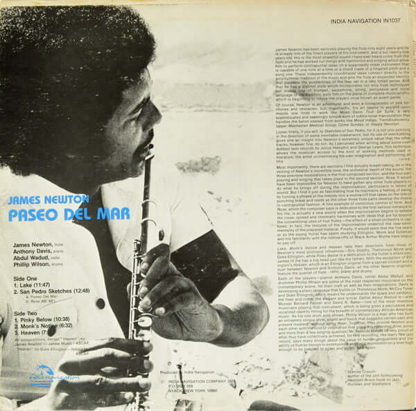 James Newton (2) : Paseo Del Mar (LP, Album)