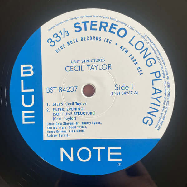 Cecil Taylor ~ Unit Structures (Vinyl) - Djungel & Jazz