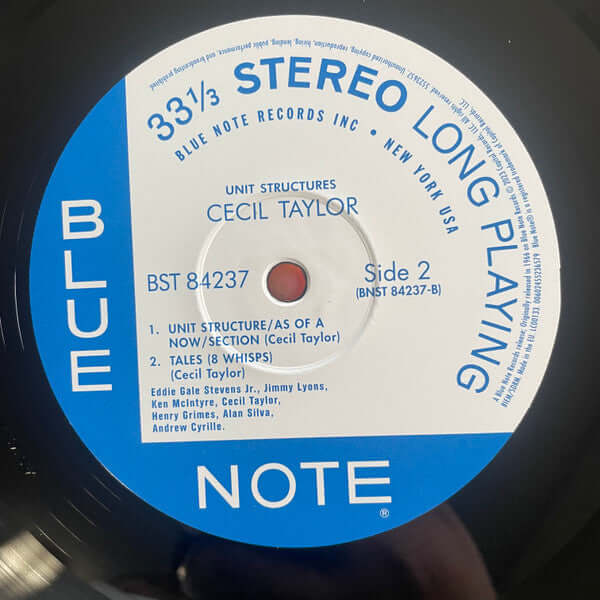 Cecil Taylor ~ Unit Structures (Vinyl) - Djungel & Jazz