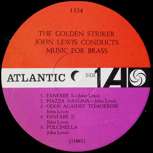 John Lewis (2) : The Golden Striker (LP, Album, Mono)