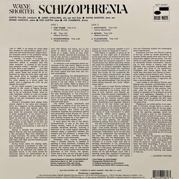 Wayne Shorter ~ Schizophrenia (Vinyl) - Djungel & Jazz