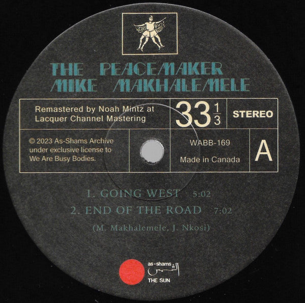 Mike Makhalemele ~ The Peacemaker (Vinyl) - Djungel & Jazz