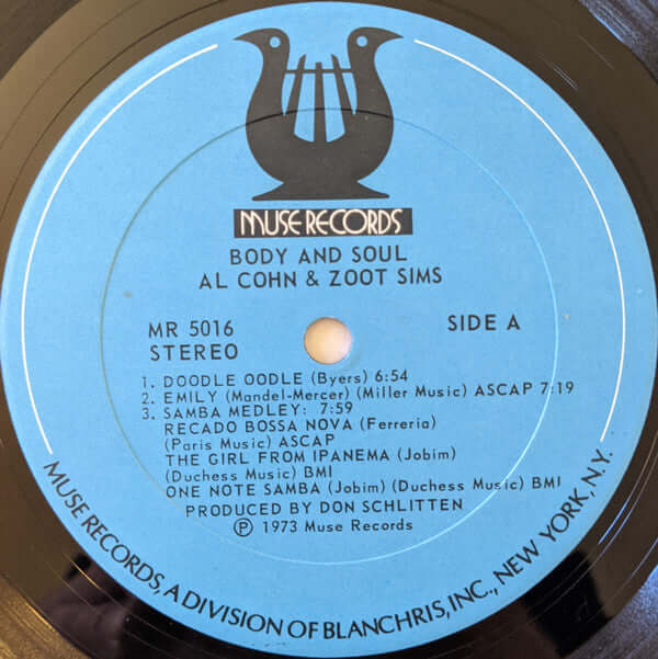Al Cohn & Zoot Sims : Body And Soul (LP, Album)