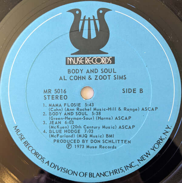 Al Cohn & Zoot Sims : Body And Soul (LP, Album)